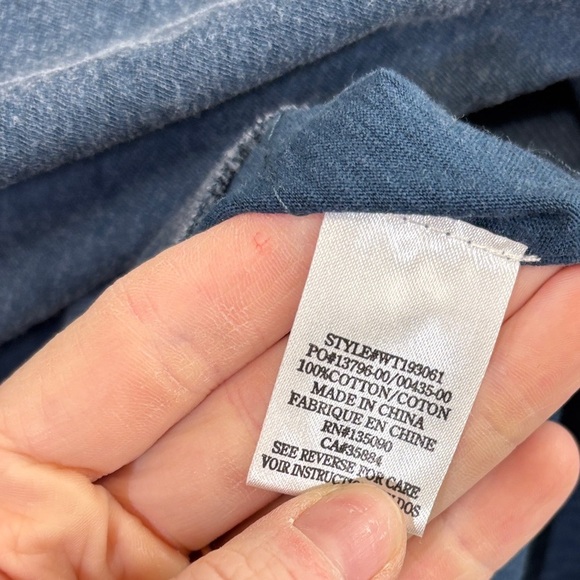 White Crow Blue Short Sleeve Tee - Picture 4 of 4